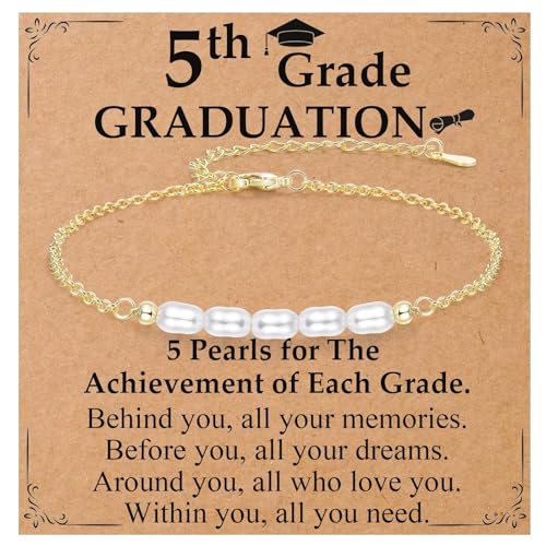 Image of 5th, 6th, 8th Grade Graduation Gifts for Girls Class of 2026 Grad Gifts Graduation Bracelets for Daughter, Granddaughter