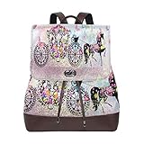 Großes Fassungsvermögen: 1 Hauptfach mit Reißverschluss und 1 Innentasche mit Reißverschluss und 2 Innenfächern und 1 Rückentasche mit Reißverschluss. Bietet genug Platz für Ihre Dinge, wie Kosmetik, Bücher, Zeitschriften, Akten, Schlüssel, iPad, Kleidung und mehr.