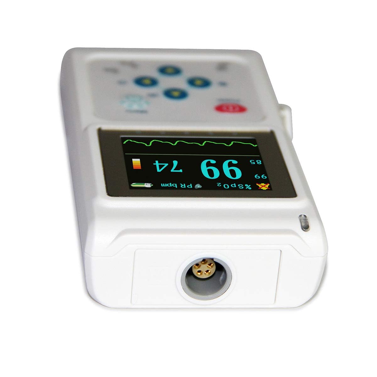 TYH Veterinär-Pulsoximeter, Pulsfrequenzmonitor Ohr, Mit Sonde Und USB-Kabel, Tragbares Veterinär-Pulsoximeter Vet Spo2 Pulsfrequenzmonitor Ohr/Zunge, Für Katzen Und Hunde, Familien- Und Tierkliniken