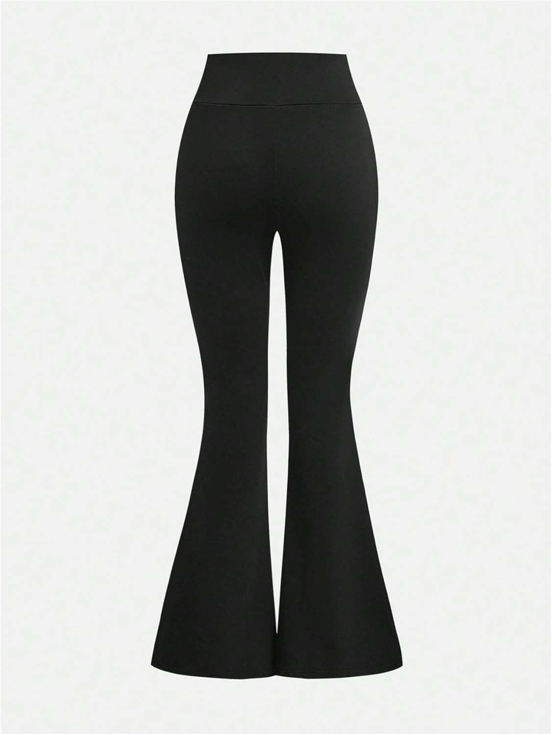 SHENHE Girl's Flare Leggings with Pockets High Waisted Bootcut Yoga Pants Bell Bottom Leggings - Image 2