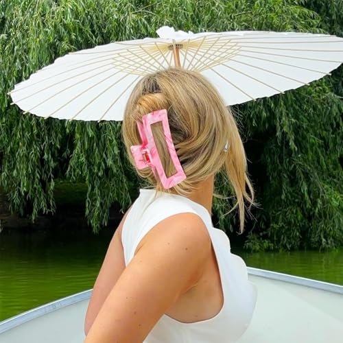 SHINLEA 3Pcs Hair Claw Clips for Women, 5 Inch Non slip Large Claw Clip - image 3
