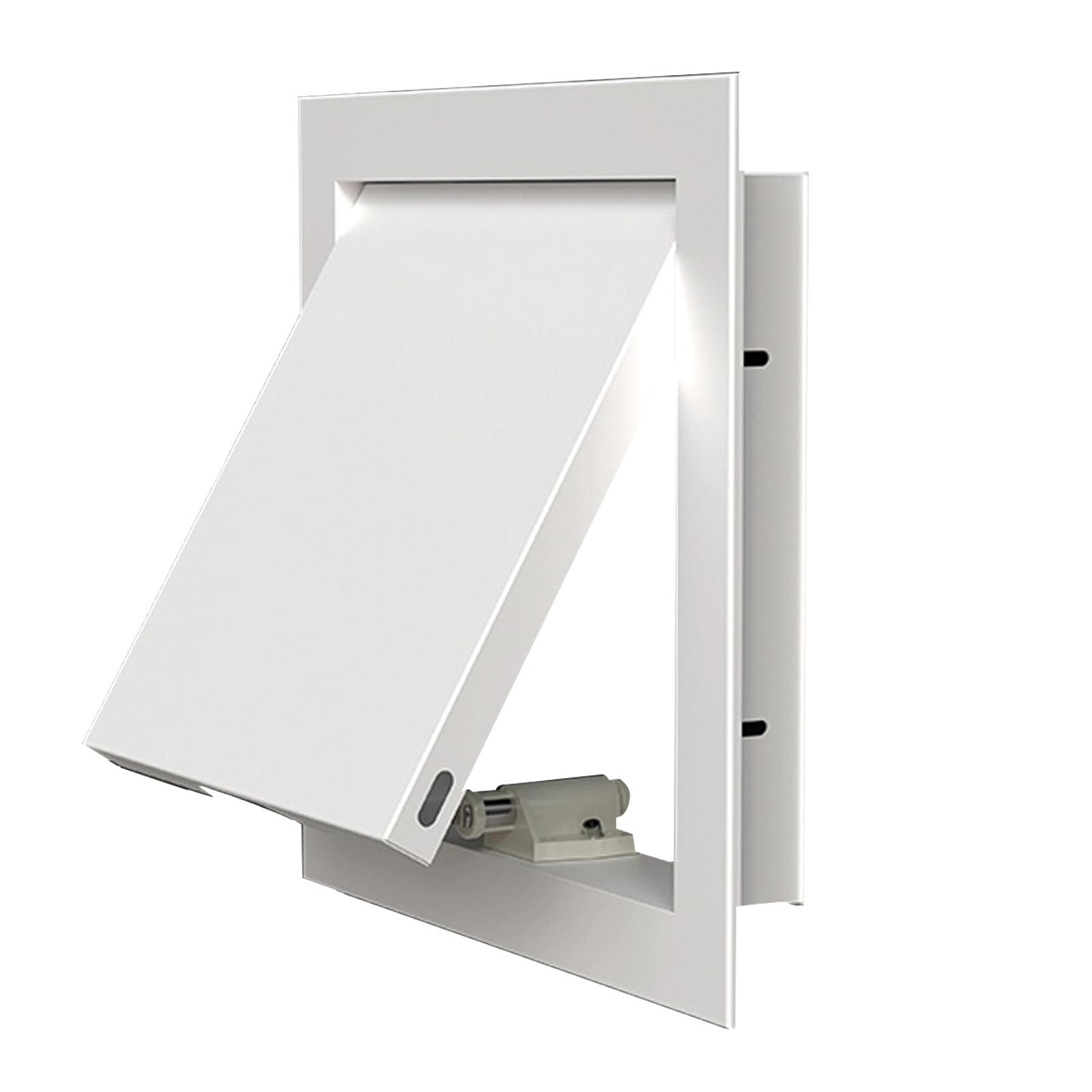 Paneles de acceso magnéticos de aleación de aluminio grueso para tuberías, válvulas eléctricas y equipos de seguridad contra incendios, duraderos y fáciles de instalar