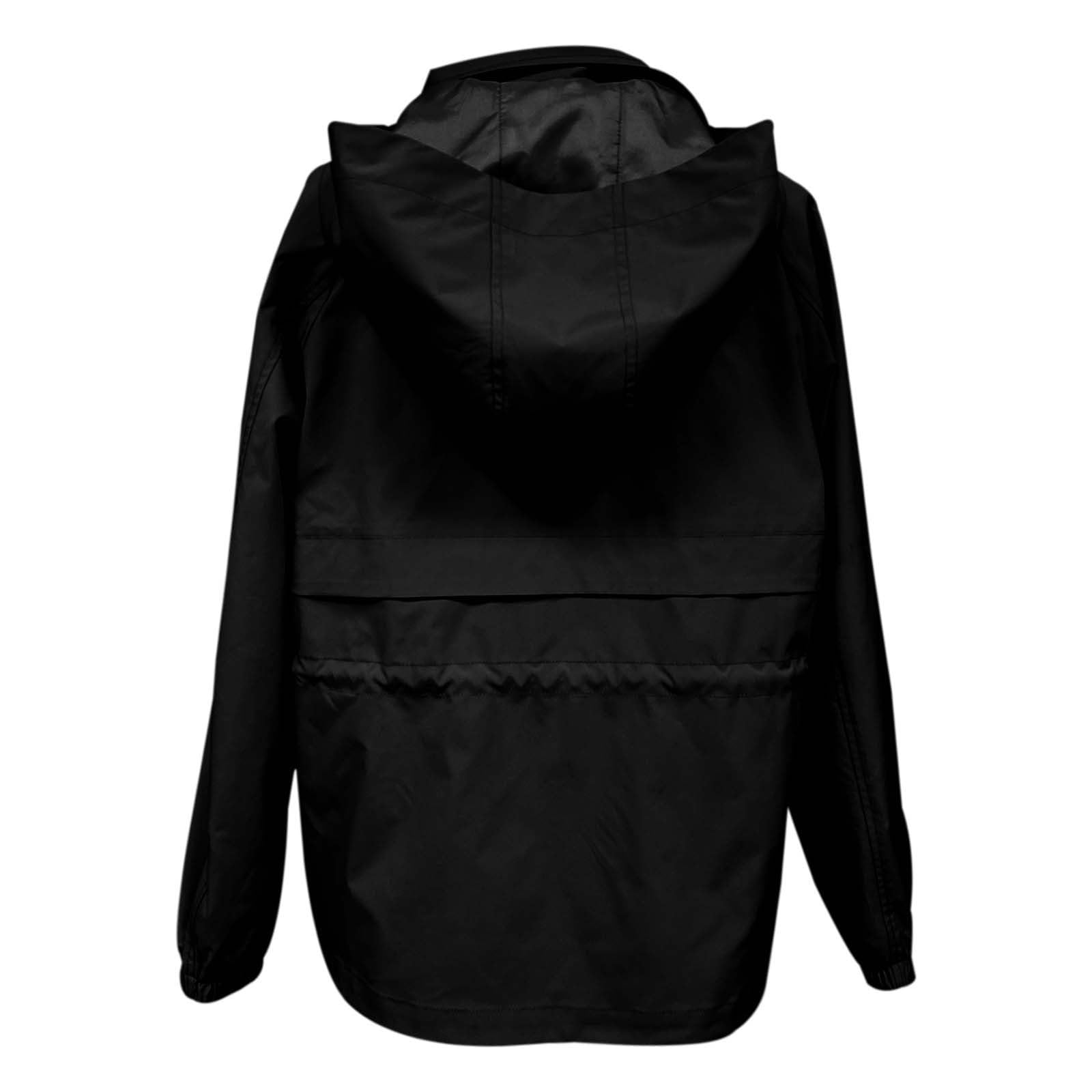 Genérico Chaqueta Mujer-Chaqueta De Senderismo Al Aire Libre Con Capucha Impermeable Transpirable Para Senderismo Y Ocio Abrigo Cortavientos De Longitud Media
