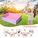 Purple Kids Ball Pit with Storage Bag for Toddlers, Gifts for Baby Girls Boys Dogs as Playpen, Fence, Rectangle Pink Portable & Foldable Ball Pool (Balls Not Included), Rectangle