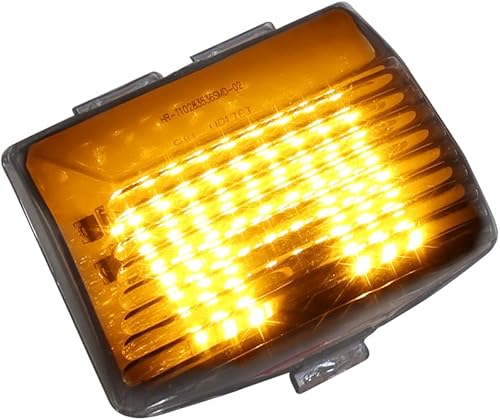 DTR2017 - Luces LED ámbar ahumadas para Harley Heritage, Sportster, Road Glide Touring Fatboy Softail Electra Glide FLHTC FLHTK FLTRU FLHTKL