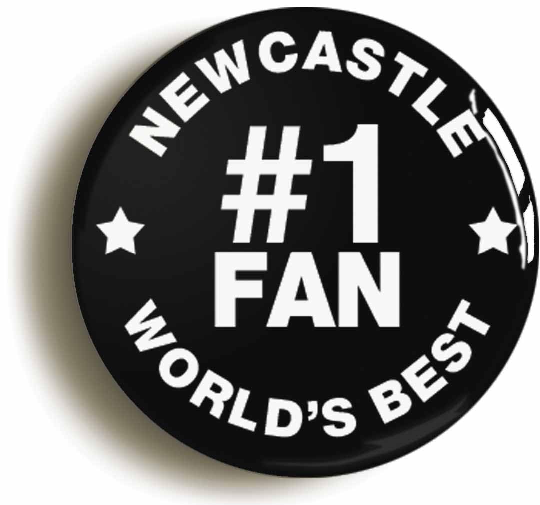 Newcastle #1 Fan Fridge Magnet (Circular 2inch / 50mm Diameter)