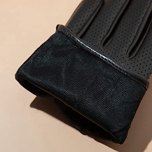 Luvas Masculinas Luvas De Couro De Ovelha Respiráveis ​​business Casual Mittens Driving Cycling