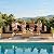 LHBcraft 7 Piece Wicker Patio Sectional Furniture Set, Modular Rattan Outdoor Furniture, Patio Conversation Sets Outdoor Sectionals Sofa, Water Resistant Fluffy Cushions and Coffee Table, Black