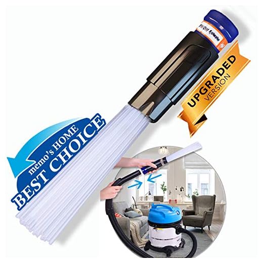 memo's HOME Dust Pro Cleaner - New 2021 Universal Dirt Remover, Sweeper Vacuum Attachment Dust Vac Cleaning Tools with Flexible Dusty Brush, Tiny Tools (Flexible Easy Duster)