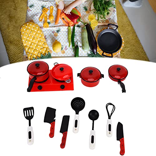 Küchengeräte-Spielset, leicht zu reinigendes Kochspielzeug-Set Sicheres Spielküchen-Spielzeug-Set für Kleinkinder und – Bild 6