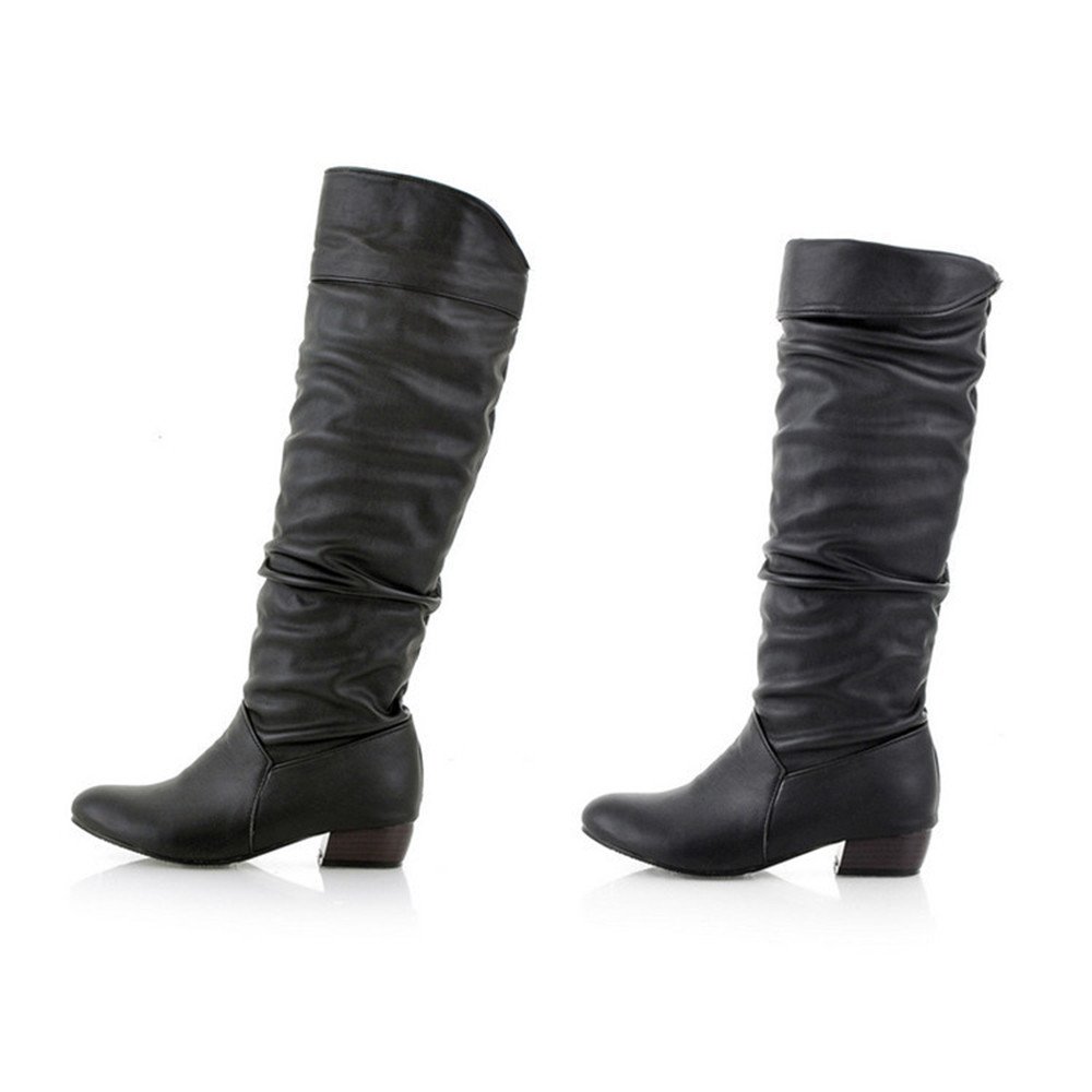 Bottes à lacets pour femme - Paillettes - Vintage - Bottes à talons hauts - Bottes d'hiver pour femme - Bottes hautes - Bottes hautes pour femme - Sexy - Décontractée - Moderne