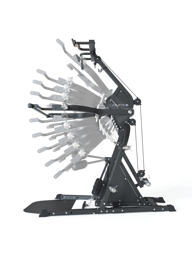 Atletica Triton | Multigym Triplex Station come set con panca per pesi X-Bench | Allenamento completo su spazio compatto | Stazione di trazione con barra di trazioni | Variant, braccio leva, Triton