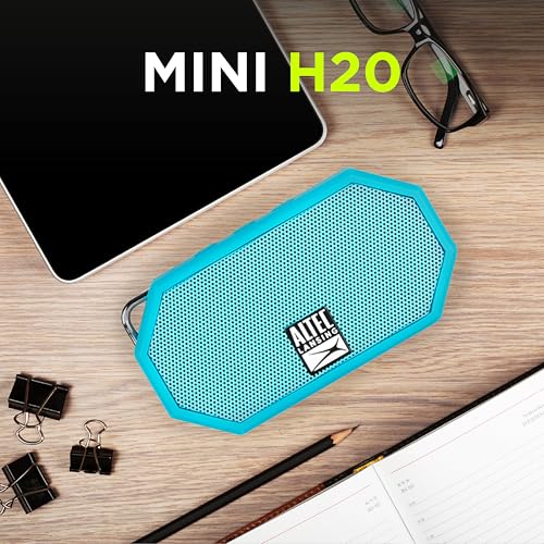 Image of Altec Lansing Mini H2O - Waterproof Bluetooth Speaker, IP67 Certified & Floats in Water, Compact & Portable Speaker for Hiking, Camping, Pool, and Beach,Aqua