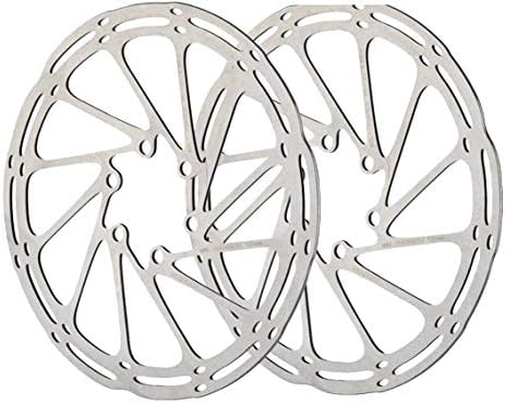 JGbike 1 Pair Centerline Rotor Compatible Bicycle Disc Brake Rotor -180mm & 180mm