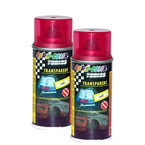 Dupli_bundle 648908 - Spray de color rojo transparente (2 unidades, 150 ml), color rojo