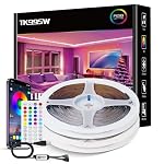 TK99SW – Led Strip 20m, Bluetooth RGB Farbwechsel Streifen, Mit Fernb
