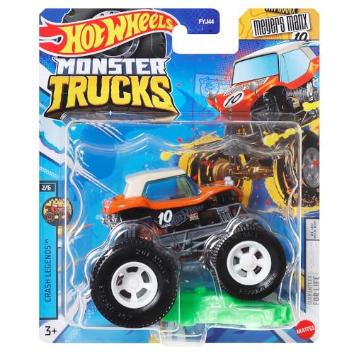 Mattel Monster Trucks Hot Wheels 1:64 Die-Cast Vehicles Cars, Vehicle: Meyers Manx