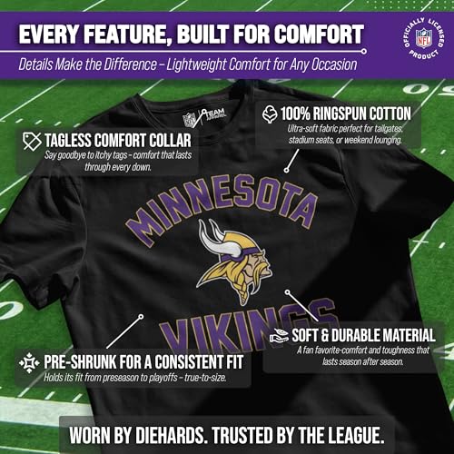 Image of NFL Gameday Cotton Blend T-Shirt for Men and Women - Licensed
