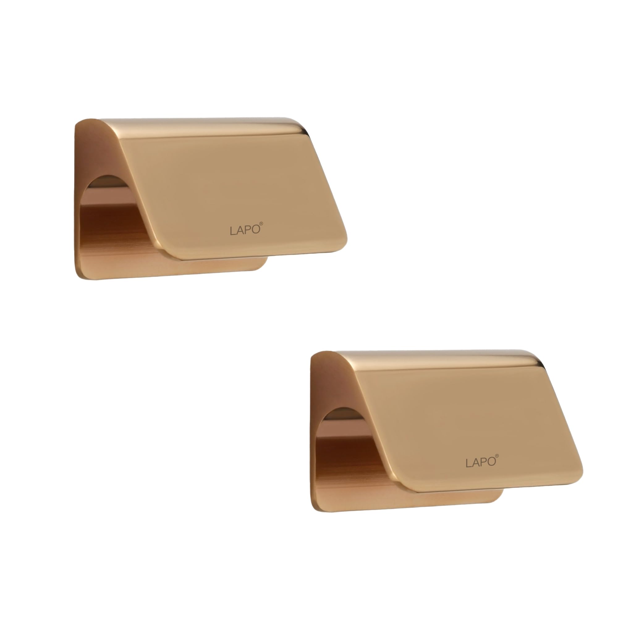 LAPO 6 Piece Drawer Knobs for Cabinet & Wardrobe – Door Knob Handle for Kitchen, Bathroom, and Furniture (Material-Aluminum, PVD Rose Gold Finish)-image-10