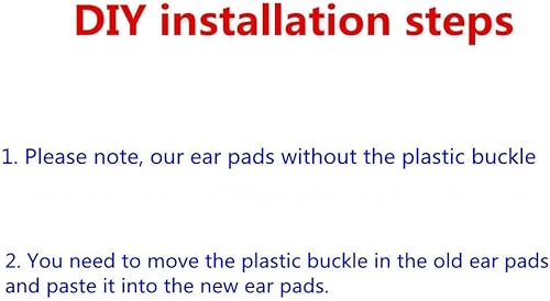 Miniatura 2 de TT-BH085 - Almohadillas de repuesto compatibles con Taotronics SoundSurge 85 SoundSurge 90 TT-BH090 Auriculares de piel de proteína más gruesa