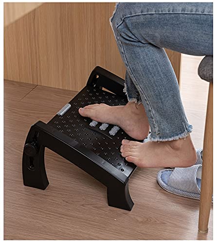 Voetsteun Onder Bureau Met 6 Verstelbare Hoogtes Massagefunctie Antislip Voetenbankje Voor Kantoorhuis Instelbare Hellingshoek, Verlicht Been-, Knie- En Rugpijn 42cm X 28.3cm Voetsteun Onder Bureau Met 6 Verstelbare Hoogtes Massagefunctie Antislip Voetenbankje Voor Kantoorhuis Instelbare Hellingshoek, Verlicht Been-, Knie- En Rugpijn 42cm X 28.3cm