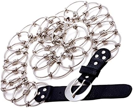 Dominique Silver Ring Belt