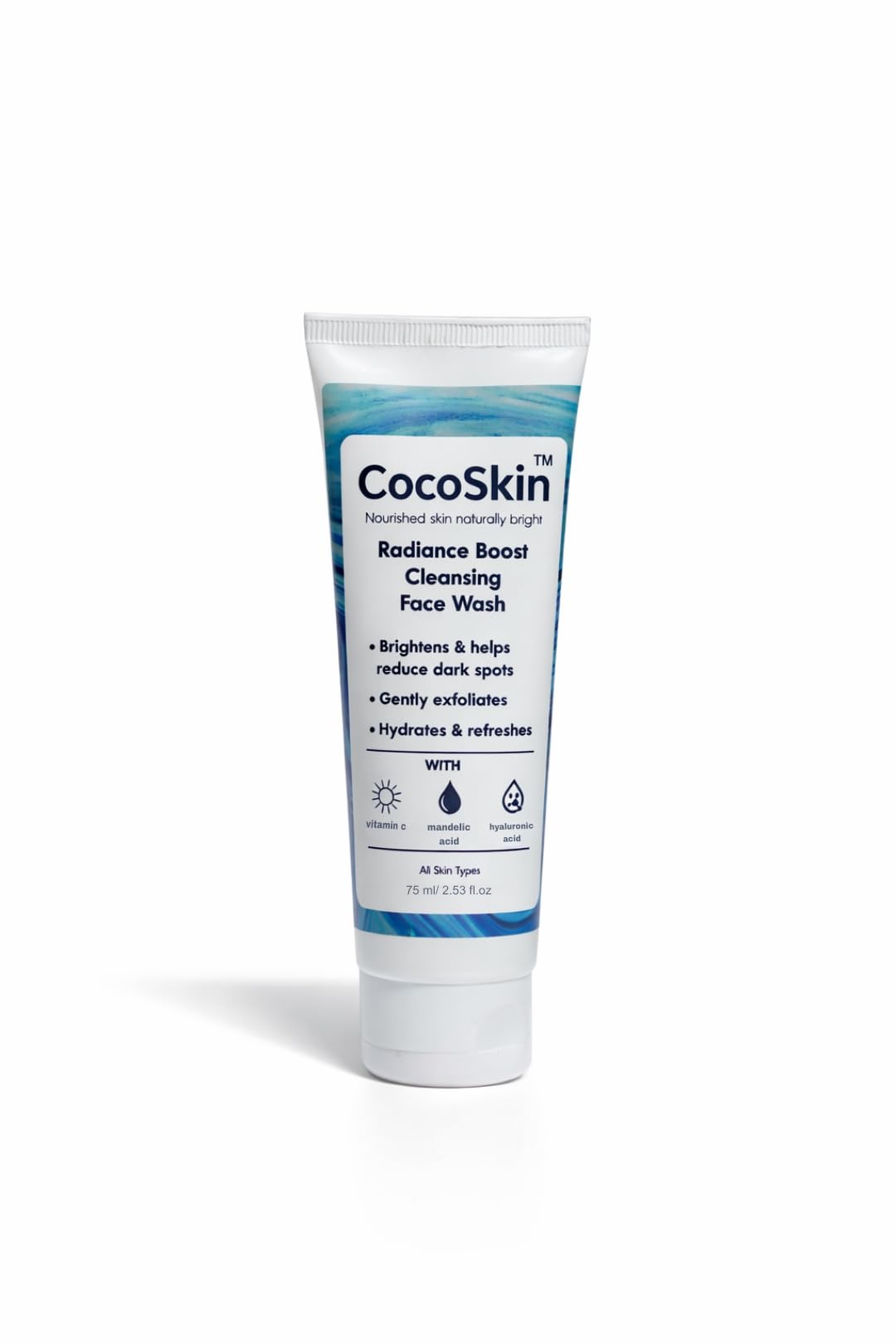Radiance Boost Cleansing Face Wash with Vitamin C, Vitamin E, Mandelic Acid, Hyaluronic Acid, Brightening and Exfoliating, 75ml-image-42