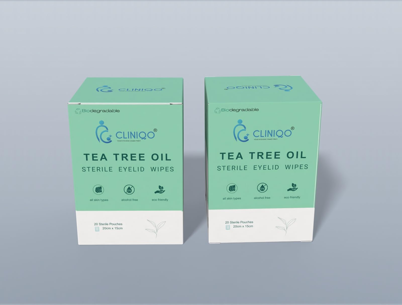 Tea Tree Oil Sterile Eyelid Wipes, Set of 20 (20x15cm) | Natural Lid & Lash Cleanser for Itchy Irritated Eyes, Digital Eye Strain Relief, Makeup Remover, Daily Hygiene, Sensitive Skin Safe (2)-image-14