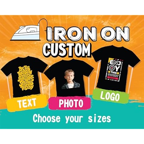 Custom Iron-On Heat Transfers for T-Shirts Cover