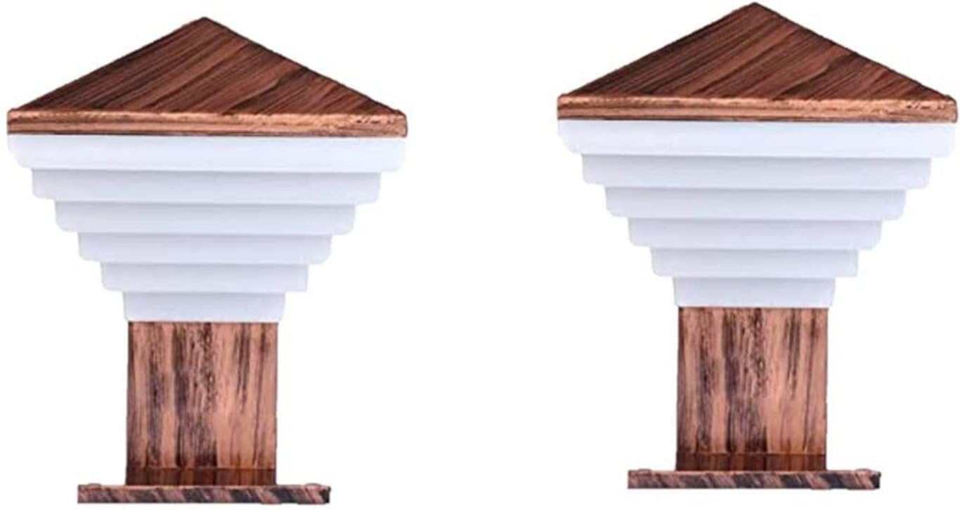 Copper Antique Outdoor Modern Home Waterproof Gate Light | Pillar Light for Main Gate (Bulb Not Included)(Pack of 2) Gate Light Outdoor Lamp-picture-38