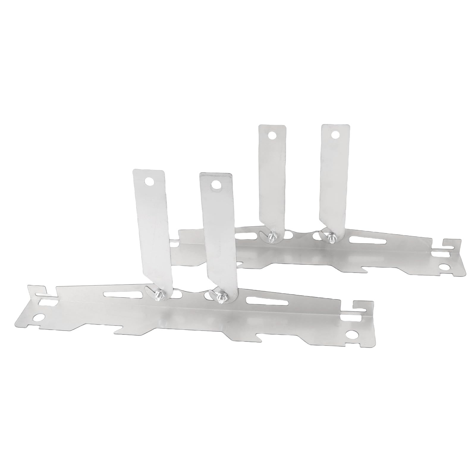 Eujgoov Herramientas de Alineación de Ruedas Kit de Herramientas de Equilibrio Mejorado para Uso Doméstico con Punta Automotriz con Soporte de Extensión Plateado, Diseñado con Ranura