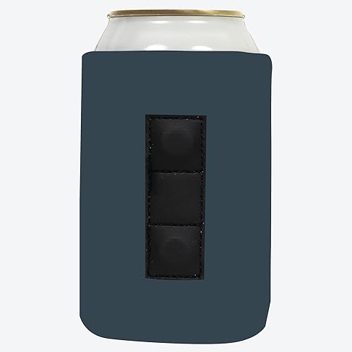 Funda magnética para enfriar latas, de neopreno, cerveza de 12 onzas, tamaño regular de 0.157 in de grosor, aislada, plegable, para bricolaje,