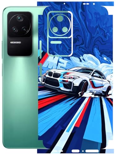 Image of AtOdds - Full Body Back Screen Guard Protector Film - Lamination Wrap Skin Sticker Compatible with Poco F4 (5G) | Scratchproof Matte Finish (BWM)