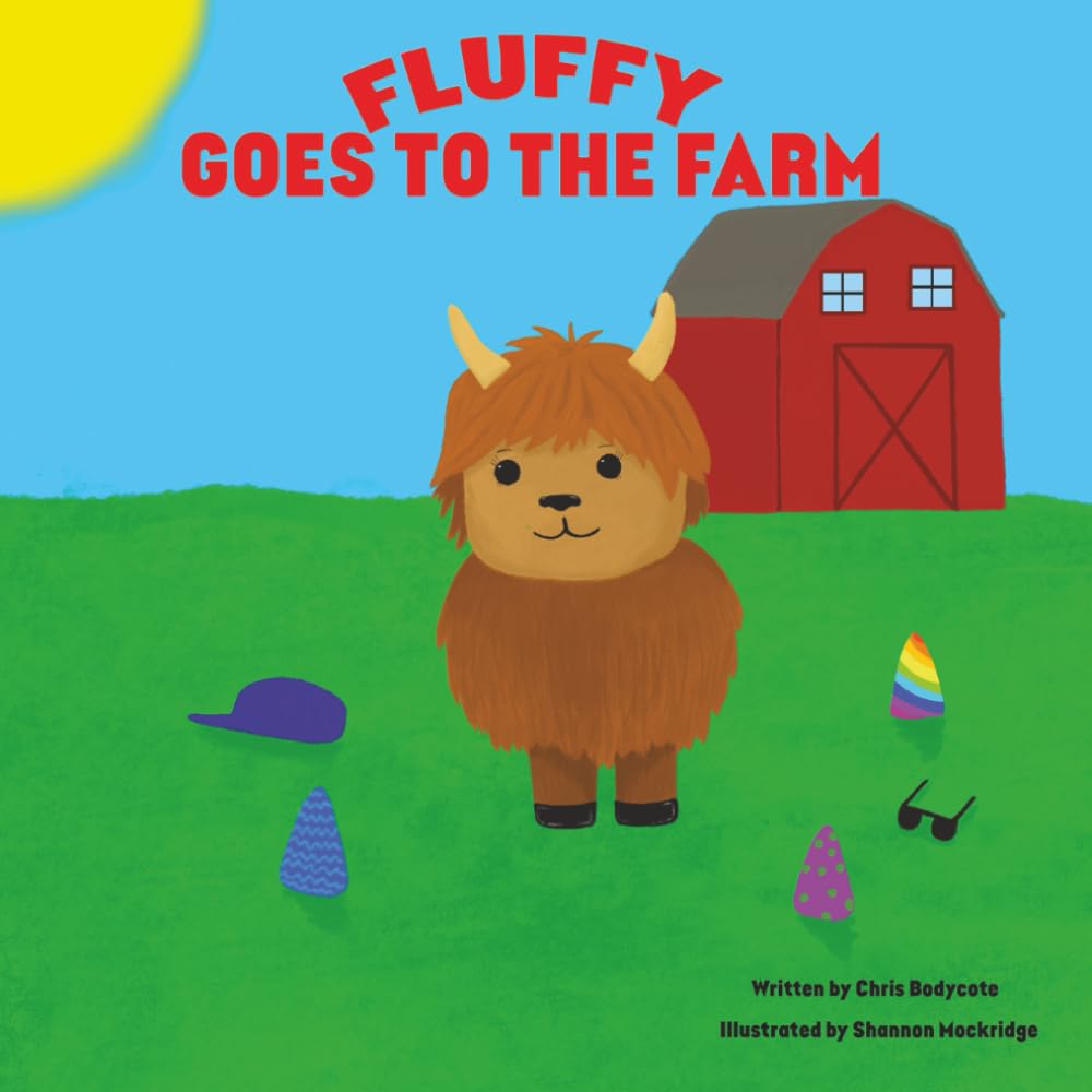 Fluffy goes to the farm (Fluffy the Highland Cow)