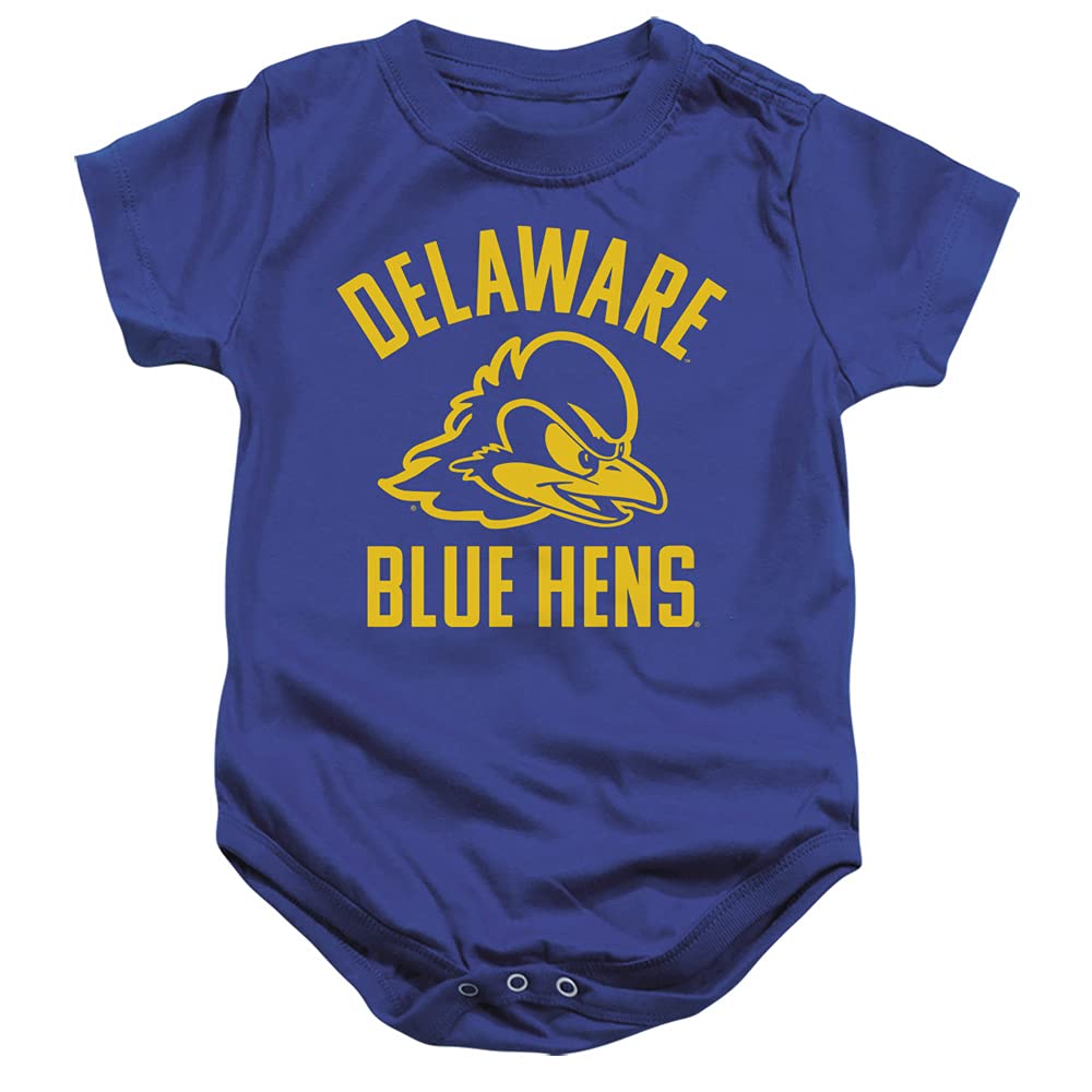 University of Delaware Official One Color Ud Fightin Blue Hens Unisex Infant Snap Suit for Baby,Royal Blue, 6 Months