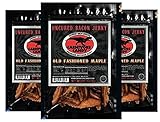 Carnivore Candy Old Fashioned Maple Bacon Bacon Jerky β Jurassic Jerky with Amazing Taste, high protein content, no preservatives, MSG-free, low sodium (Old Fashioned Maple 3 Pack)