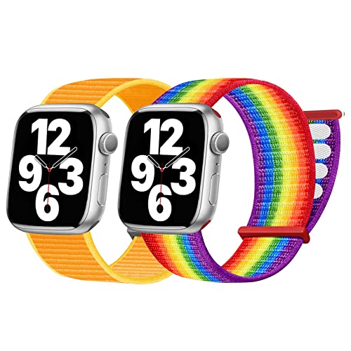 Sport Loop Band Compatible for Apple Watch - Nylon Strap Fits iWatch Series