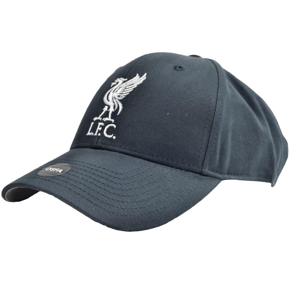 Liverpool F.C.Liverpool FC Core Embroidered Baseball Cap (58cm) (Navy Blue), Navy Blue, One Size