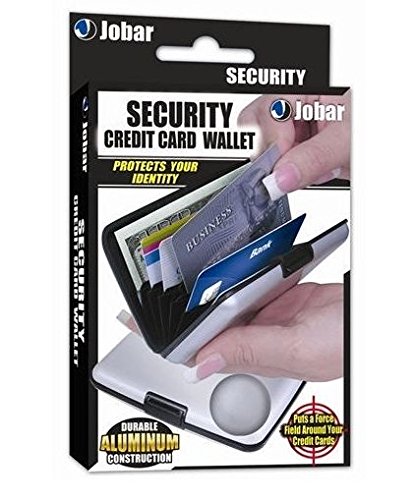 Jobar Aluminum Credit Card Holder Wallet, For Men Women Slim Light Weight Rfid Blocking - Blue #TOP2