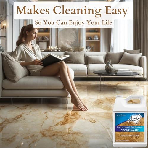 Black Diamond Stoneworks 304 Natural Stone Cleaner - Limestone, Slate & Travertine Cleaner - Natural Stone Shower Cleaner For Marble thumb #7