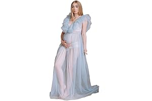 Tulle Maternity Dress - A Vision of Luxe and Grace for Expecting Moms