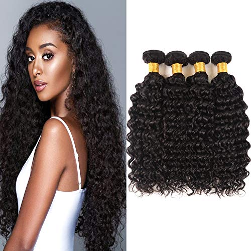 Huarisi Brasilianisches Haar Grad 7a tiefe Welle 4 Bündel 22 24 26 28 langes unverarbeitetes Jungfrau menschliches Haar doppelte Schuß Haar Verlängerungen