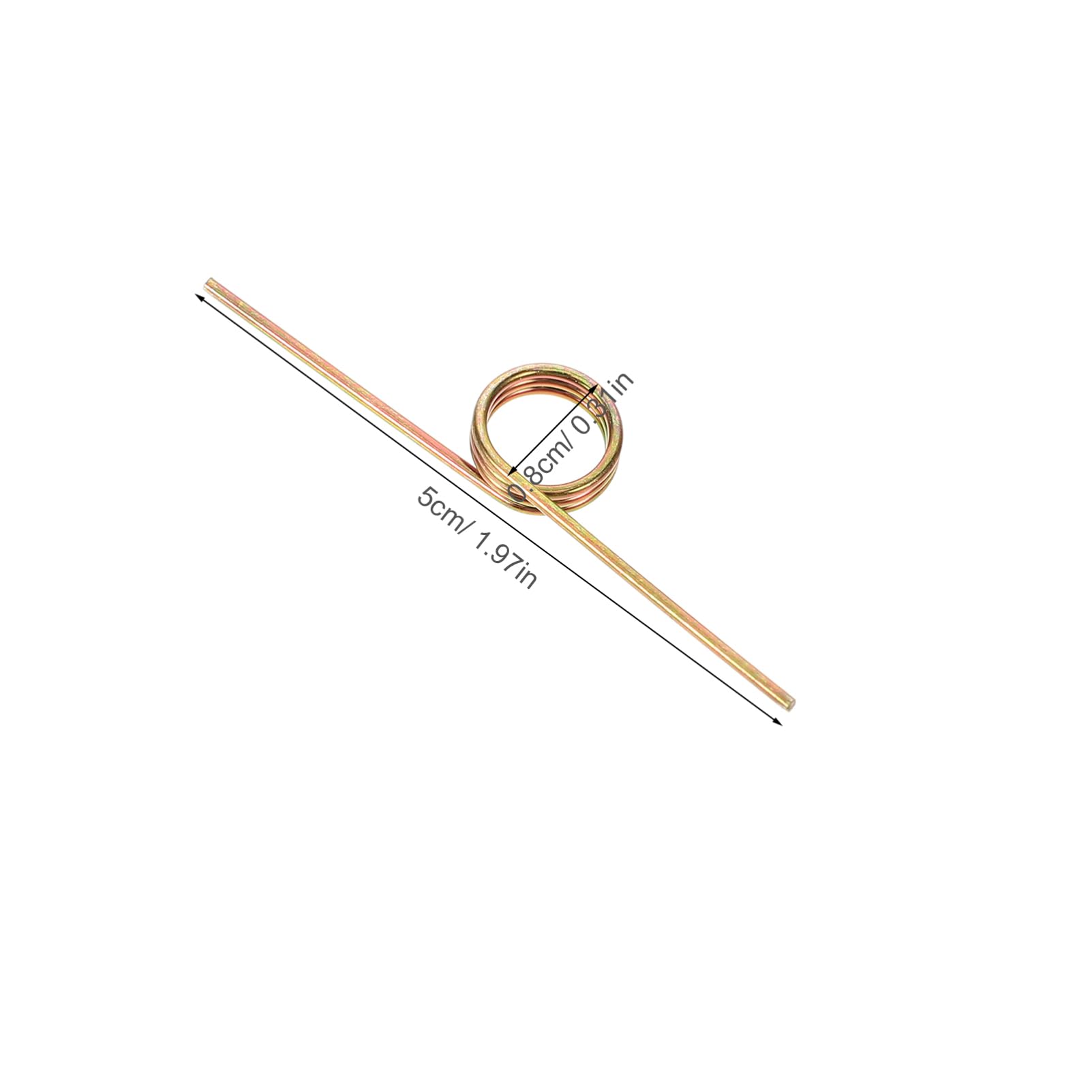 Happyyami Garbage Can Lid Torsional Spring Replacement 10 Pcs Set Universal Fit Metal