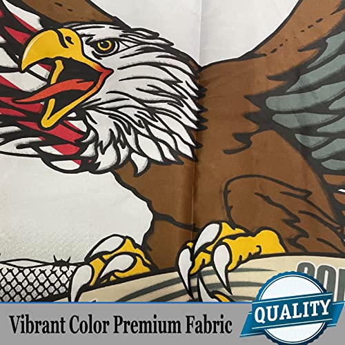 Pow Mia Eagle Flags 3X5 Outdoor Double Sided- Mia Pow Military Flags Heavy Duty You Are Not Forgotten Vietnam Prisoner Of War With Brass Grommets For Outdoor Memorial Day #TOP3