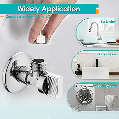 Kicimpro Kitchen Faucet With Pull Down Sprayer Brushed Nickel,Commercial Modern Rv Stainless Steel Kitchen Faucets With 1/2 To 3/8 Reducer #TOP5