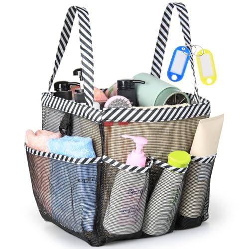 Bolso de Malla para Carrito de Ducha, Cesta Grande para Carrito de Ducha Portátil, Secado Rápido Azul - Imagen 31 de 37