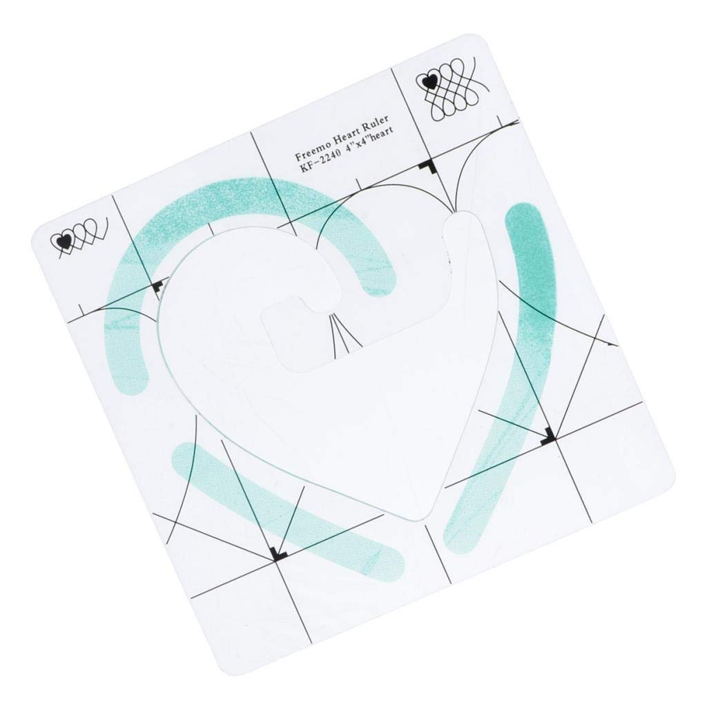 Set di 5 righelli quadrati per cucito, patchwork, trapuntatura, per sarto designer