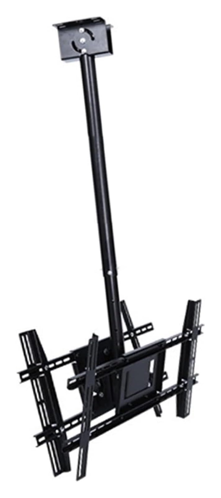 Support TV plafond double face pour fixer deux grands écrans sans mur