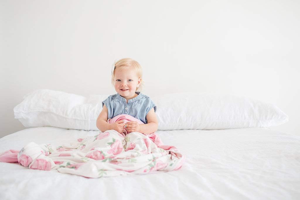 Copper Pearl Three-Layer Baby Blanket: Soft Baby Quilts for Boys and Girls | Breathable, Cozy, Toddler Blanket | Baby Quilt for Newborns | 46x46 Premium Polyester/Rayon | Grace