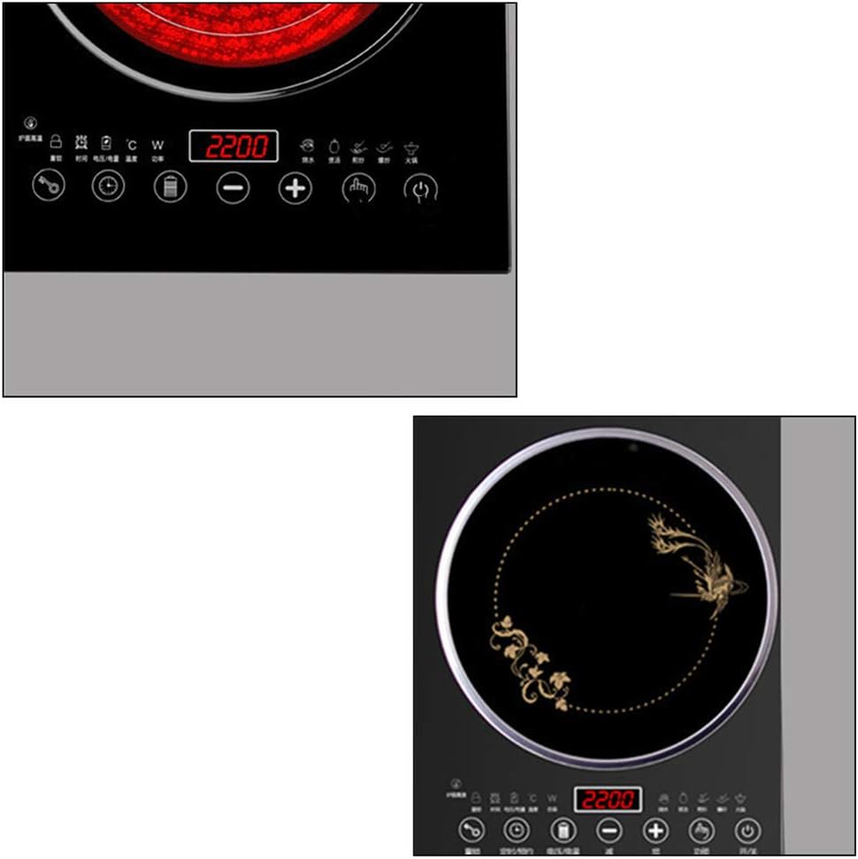 Induction Cooker Embedded Super Power Stylish and Convenient Multi-Function Double-Head Design Energy Efficient No Radiation Waterproof